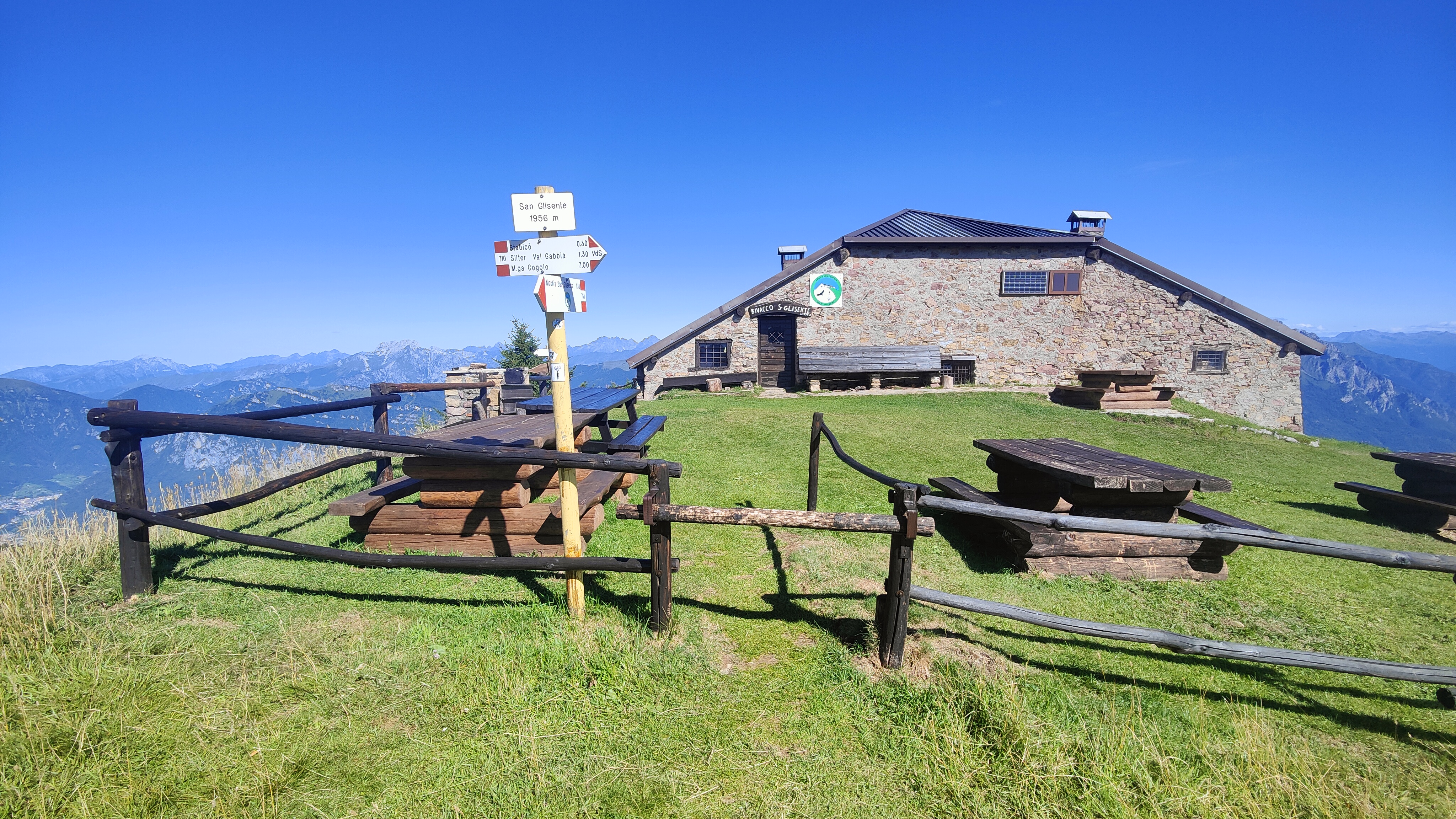 Bivacco, Colma e Nicchia di San Glisente